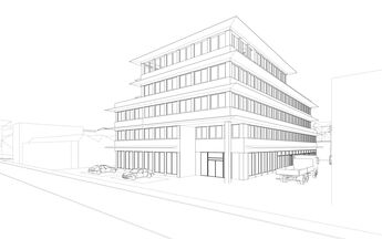 Bürogebäude und Parkhaus im Telli-Ost