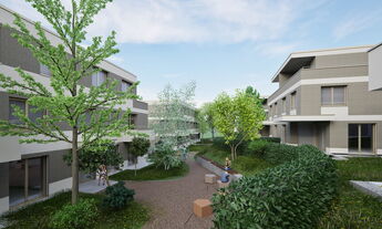 Wohnüberbauung mit 34 Wohneinheiten und Einstellhalle in Bellmund