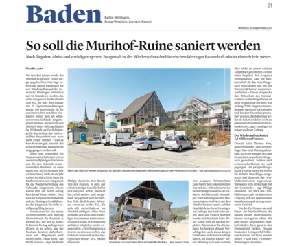 So soll die Murihof-Ruine saniert werden