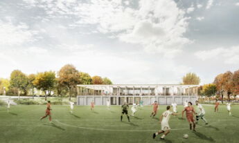 Neubau Garderobengebäude, Sportanlage Ritzer, Wettbewerb